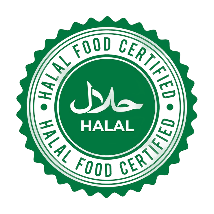 Halal Food Certified seal